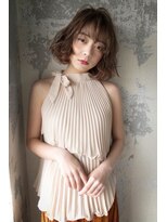 ヘアーアンドメイク ファット(Hair&Make PHAT) レイヤーカットボブブラウンカラー20代30代