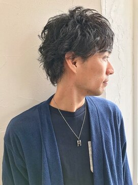 三浦翔平風ウェーブウルフ L メンズサロンドットトウキョウ 草津店 Men S Salon Dot Tokyo のヘアカタログ ホットペッパービューティー