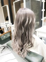 デイズ(days)&nbsp;マーメイドアッシュケアブリーチ透明感カラー☆ロングヘア