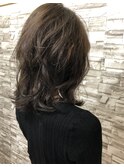 【北千住美容室アトリエMAI】柔らかミルクティーグレージュ