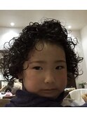 キッズカットパーマ