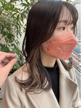 グーフィートーキョー 銀座(Goofy Tokyo) イヤリングカラー/ベージュ/初インナーカラー662