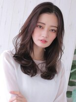 アグ ヘアー シアン 寒河江店(Agu hair xian) 《Agu hair》ショコラアッシュ×大人クールロング