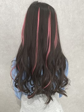 イト(ito) 編み込みエクステピンクハイライト子供髪型~糸ito~HIRO