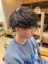 フーチー クーチー アマティー 豊中店(FUCHI KUCHI amati)&nbsp;@fuchi_kuchi.okada[豊中/刈り上げマッシュ/スパイラルパーマ］