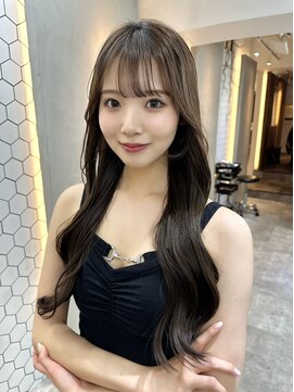 ヴィオットバイサロン(Viot by Salon) 前髪あり韓国カール髪質改善姫カットセミディシアーカラー