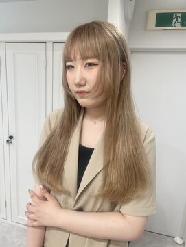 ヴィア(Via) 10代20代30代/2ブリーチで作るベージュカラー