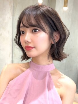 シーシンジュク 新宿南口(Sea shinjuku) ミディアム×暗めカラー[デザインカラー/フェイスフレーミング]