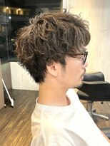 ダブル(DOUBLE)&nbsp;大人スパイキーショート×ツイストパーマ