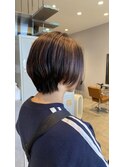 #ハイライトで立体感あるショートボブ