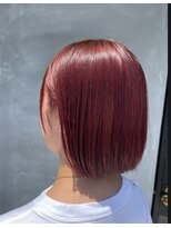 ニッケ ヘアーデザイン(nikke hair design) ノンブリーチピンクカラー