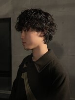 【COMOMO】メンズスパイラルパーマ