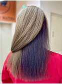 【グレージュ×ラベンダー】池袋美容室