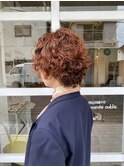 ◯くりふわパーマとブラッドオレンジカラー◯
