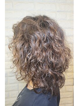 松本平太郎美容室 吉祥寺パートファイブ(PART5) セミディレイヤーウェーブ×クリープパーマ×イノアカラー