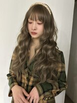メゾンアクア 表参道(Maison ACQUA) ☆ブリーチなしダブルカラー オリーブ オリーブベージュ ボブ