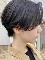 ロミー 本厚木(ROMMY.) 20代~50代◎モード/黒髪フェザーショート/レイヤーカット