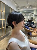 ミニウルフレイヤーカット顔周り前髪韓国ショートボブ/吉祥寺