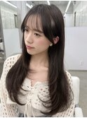 ワンカール レイヤーカット お顔周りカット