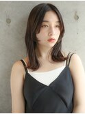 イメチェン/ホワイトブロンド/外ハネボブ/ワイドバング/表参道