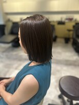 ソイクフ 四条大宮店(SOY-KUFU)&nbsp;レディース20代30代40代◎夏似合わせカット切りっぱなしボブヘア