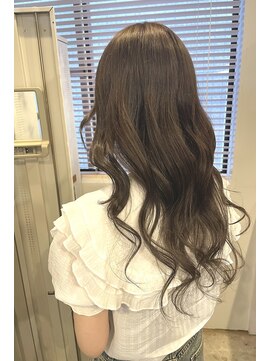 ラグ(LAG) 【松山/LAG】ブリーチ毛にオリーブグレージュ