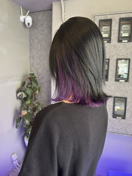 ラニシス ヘアー(Lanisis Hair) ボブ×ビビットパープル