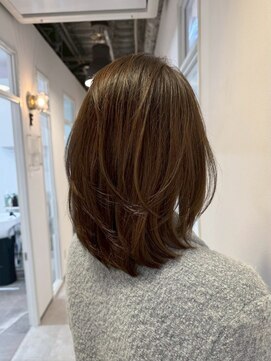 ムード(MOOD,) 暗めカラー/グランマッシュ[レイヤーカット/髪質改善/銀座]