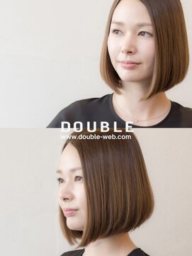 ダブル(DOUBLE) 空気感さえデザインされたボブ