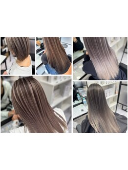 ハイライト/グラデーションカラーなどのブリーチなら”LamChele”にお任せ♪【東船橋/ブリーチ】