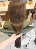髪質改善カラー×ナチュラルベージュ