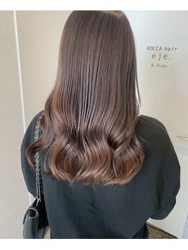 ロッカヘアエジェ(ROCCA hair eje.) アプリコットオレンジ柔らかいブラウンカラー