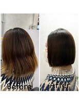 ヘアサロン ドットプラス 町田店(dot. plus)&nbsp;まとまりボブ【フジタアヤコ】ボブ/町田