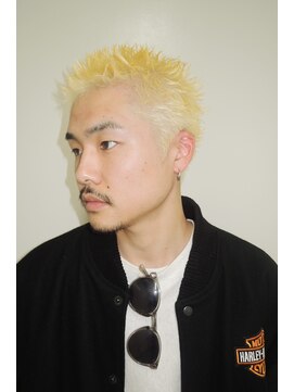 メンズカットアップバングスパイキーショート7