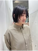 ボブ顔周りレイヤーボブグレージュ西葛西