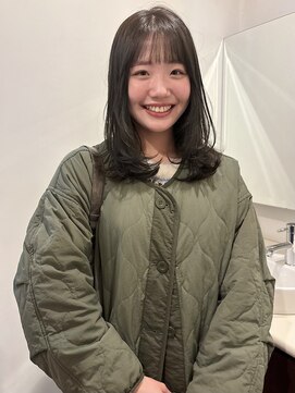 キアラ(Kchiara) オリーブグレージュレイヤー福岡天神美容室