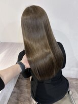 イオエ 心斎橋(ioe)&nbsp;前髪/アンブレラカラー/こなれミディ/髪質改善/縮毛矯正