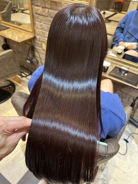 ロージアバイアルティナ(ROSIER by artina) 艶ピンクブラウン×ULTOWAトリートメント
