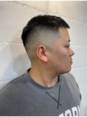 メンズカットフェードスキンフェードクロップバーバー