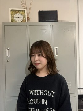 スイヘアデザイン 久留米(suii.. hair design) 切りっぱなしボブ/ouka