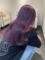 ベレーザ 川越(Beleza)&nbsp;6029ラベンダーダークパープルセミロングレイヤーワンホンヘア