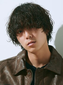 エルマーク 和歌山(L-MARK) メンズウルフ/men's/スパイラルパーマ/波巻き/ツイスパ