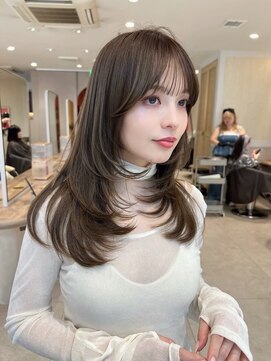 ジーナ 月島(Zina) 髪質改善*デジタルパーマ韓国風ヘア前髪*美髪【Zina月島】
