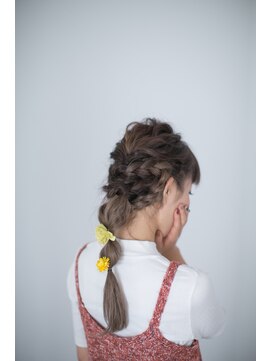 ル クール 柏崎店(Le Coeur) 編み込みスタイル/20代30代40代50代