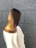 シュシュ(shushu) 綺麗な髪と夕陽のコラボ