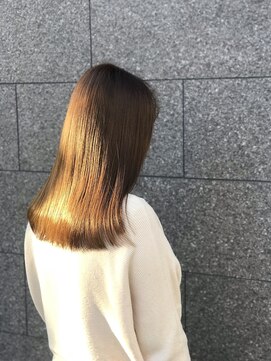 シュシュ(shushu) 綺麗な髪と夕陽のコラボ