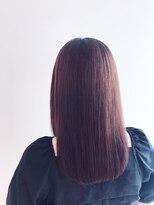 ポロン(polon) 【髪質改善】ピンクバイオレット「美髪」ストレート