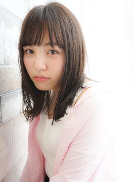 ネオリーブ チロル 横浜西口店(Neolive CiroL.) 大人かわいい  ナチュラルストレート ミディ