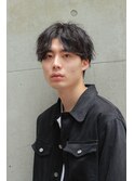 トランクスヘアを無造作パーマでイメチェン!