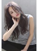 【Blanc/梅田】ことりベージュ＿グレージュ＿センターパート